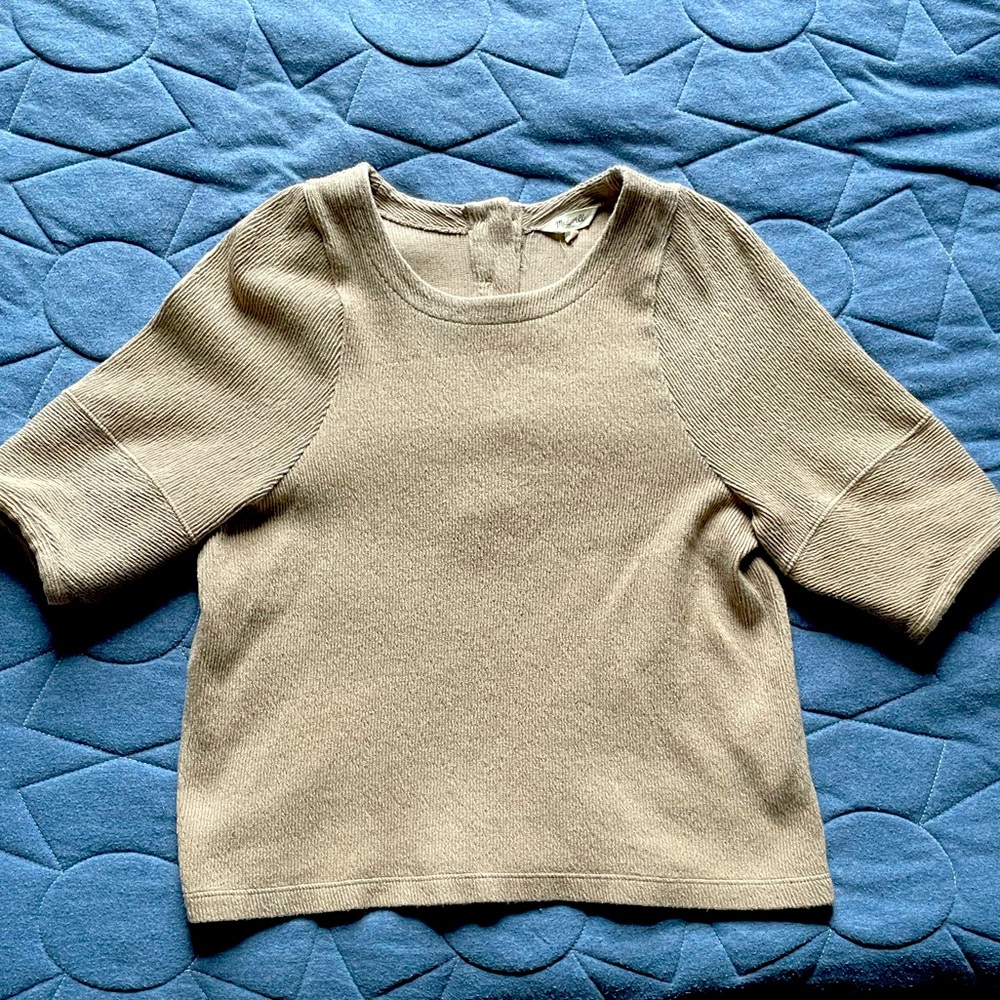 Madewell button back top